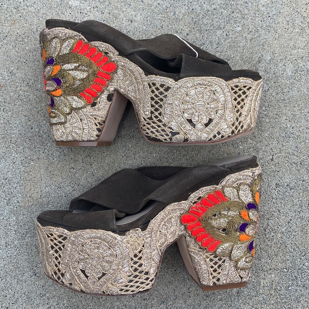 Beautiful brown platforms